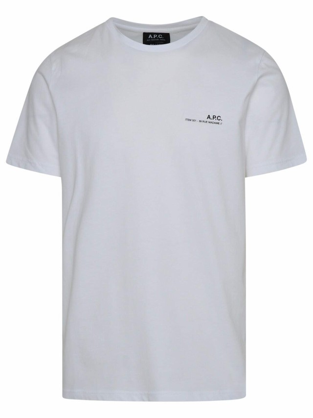 A.P.C. アーペーセー White Tシャツ メンズ 秋冬2023 COFBT-H26904AAB 【関税・送料無料】【ラッピング無料】  ia｜au PAY マーケット