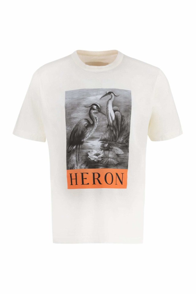 HERON PRESTON ヘロン プレストン Tシャツ メンズ 春夏2023 HMAA032C99JER003_0110  【関税・送料無料】【ラッピング無料】 ia｜au PAY マーケット