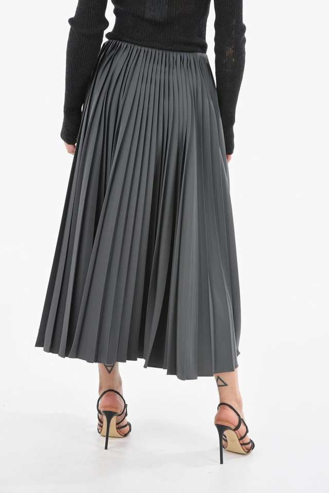 THE ROW ザ ロウ Gray スカート 6047W2199/K CON レディース WOOL-TWILL VINSKY PLEATED MIDI  SKIRT 【関税・送料無料】【ラッピング無料｜au PAY マーケット