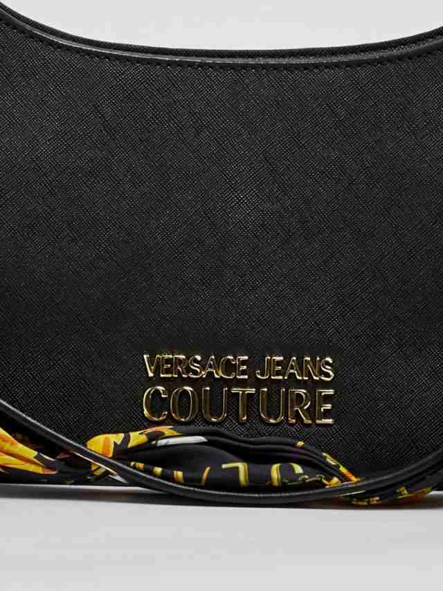 VERSACE JEANS COUTURE ヴェルサーチェ・ジーンズ・クチュール ブラック NERO バッグ レディース 秋冬2023  75VA4BAFZS467 Black 【関税・｜au PAY マーケット