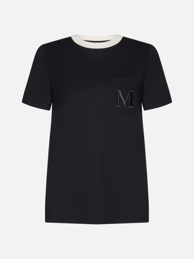 S MAX MARA エスマックスマーラ Black Tシャツ レディース 秋冬2023 2399760139600 010 BLACK  【関税・送料無料】【ラッピング無料】 ia｜au PAY マーケット