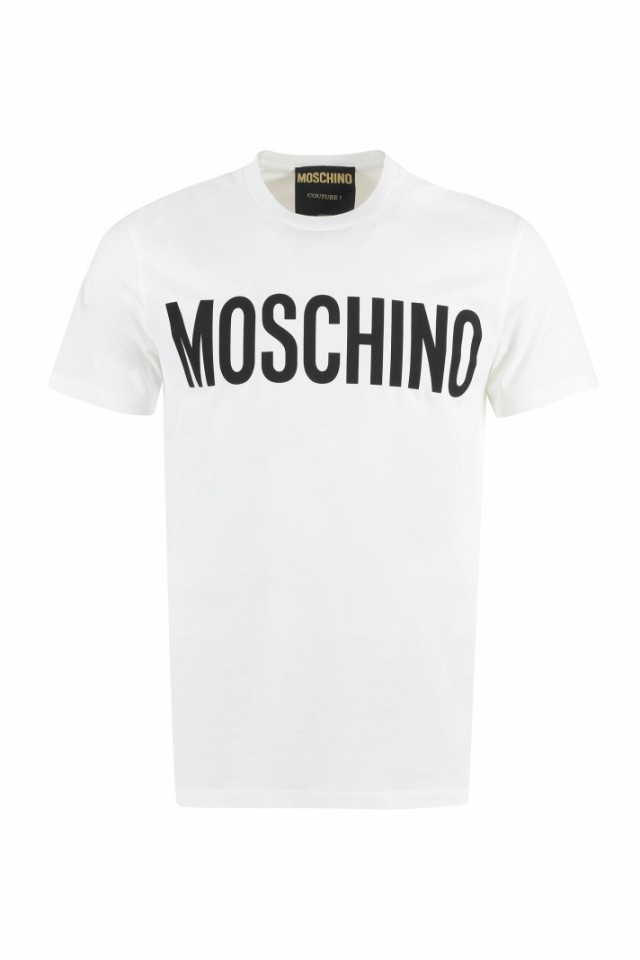 MOSCHINO モスキーノ ホワイト White Tシャツ メンズ 秋冬2022