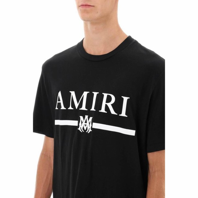 AMIRI アミリ Nero Amiri t-shirt with rubberized logo print Tシャツ メンズ 秋冬2023  PXMJL001 【関税・送料無料】【ラッピング無料】｜au PAY マーケット