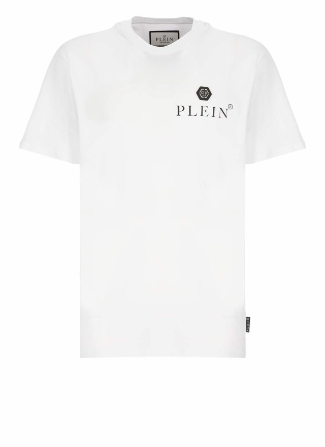 送料無料】 フィリッププレイン メンズ Tシャツ トップス T-shirt White-