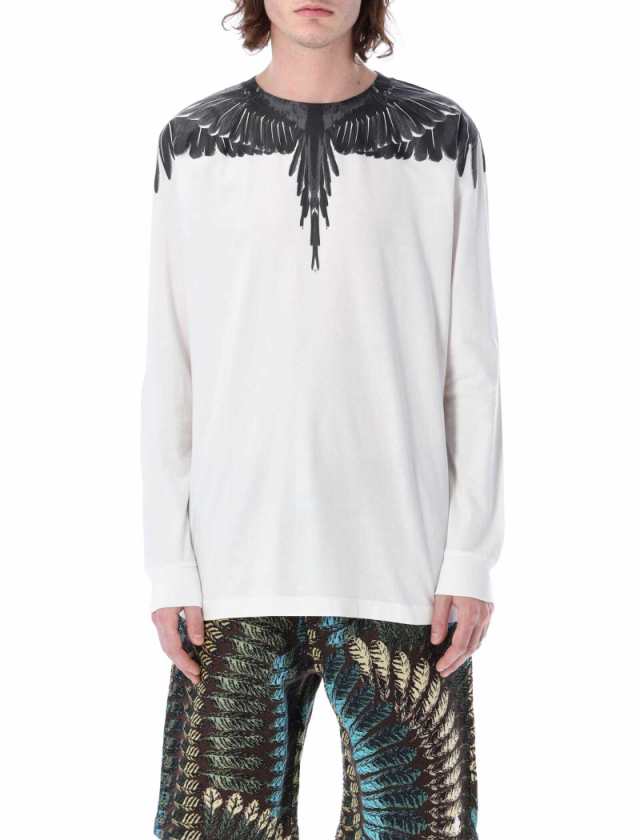 MARCELO BURLON マルセロ バーロン WHITE BLACK Tシャツ メンズ 春夏