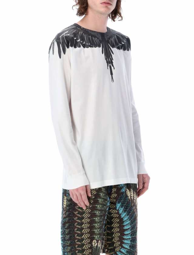 MARCELO BURLON マルセロ バーロン WHITE BLACK Tシャツ メンズ 春夏