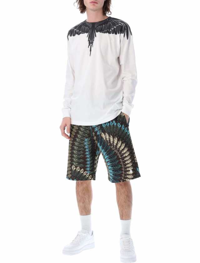 MARCELO BURLON マルセロ バーロン WHITE BLACK Tシャツ メンズ 春夏