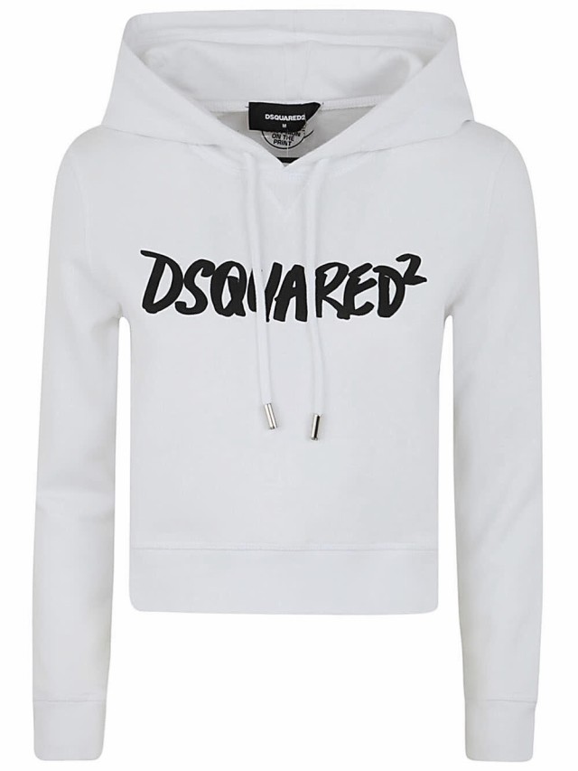 DSQUARED2 ディースクエアード ホワイト WHITE トレーナー レディース