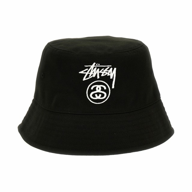 STUSSY ステューシー ブラック Black Stock Lock Deep bucket hat 帽子