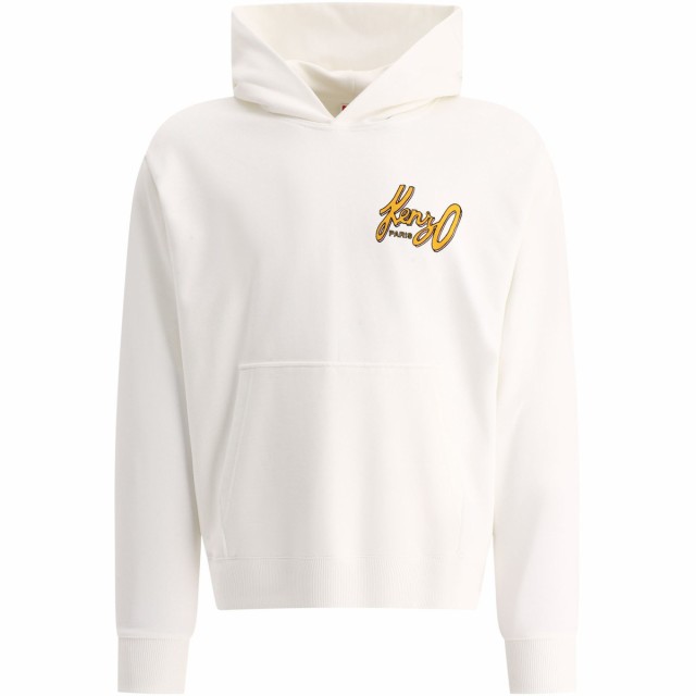 KENZO ケンゾー ホワイト White ”Archive Logo” hoodie トレーナー メンズ 秋冬2023 FD65SW0874MF02  【関税・送料無料】【ラッピング無｜au PAY マーケット