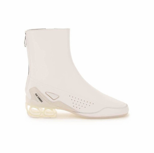 ラフ・シモンズ メンズ ブーツ シューズ Ankle boots White-