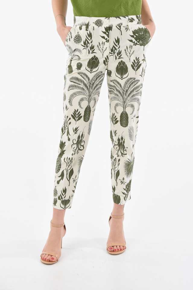 PAROSH パロシュ パンツ D231203.807 レディース TROPICAL PRINTED