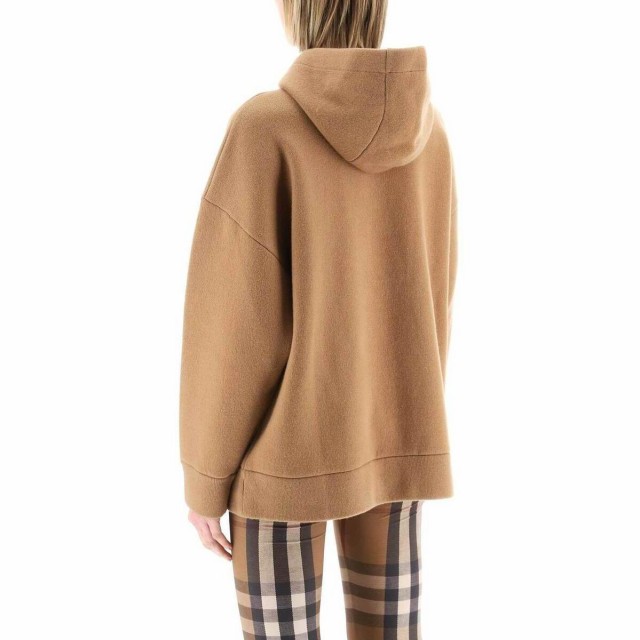 BURBERRY バーバリー Beige Burberry oversized cashmere hoodie トレーナー レディース 秋冬2023  8063270 【関税・送料無料】【ラッピン｜au PAY マーケット