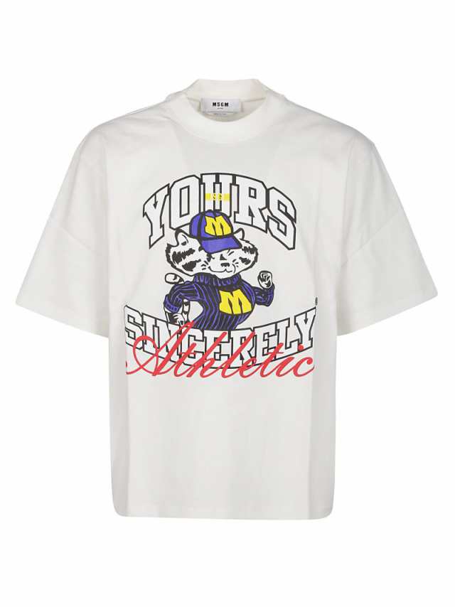 MSGM エムエスジーエム Tシャツ メンズ 秋冬2023 3540MM81237512 02