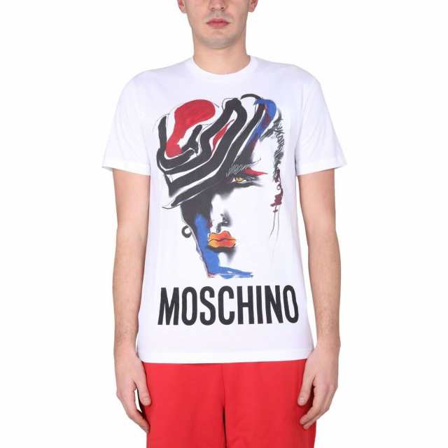 MOSCHINO モスキーノ BIANCO Tシャツ メンズ 春夏2023 07230241_1001 【関税・送料無料】【ラッピング無料】  ia｜au PAY マーケット