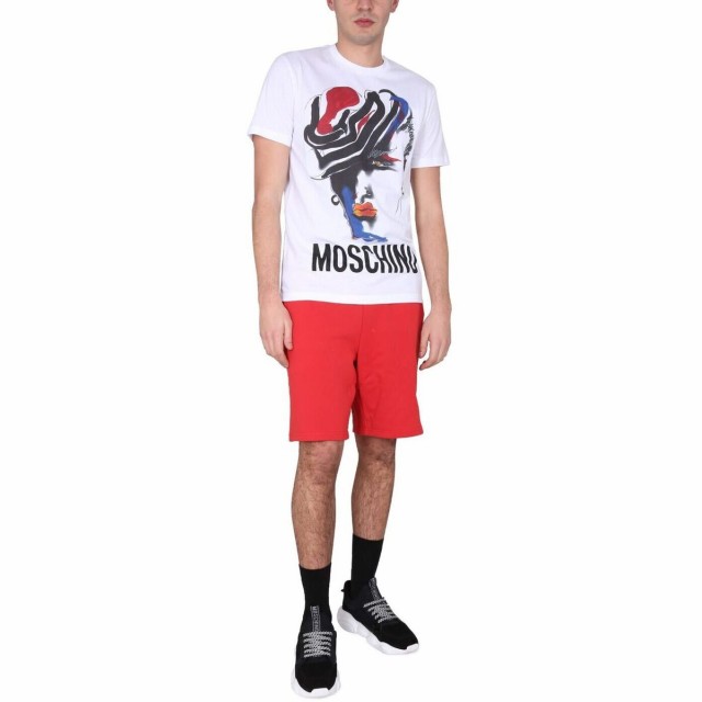 MOSCHINO モスキーノ BIANCO Tシャツ メンズ 春夏2023 07230241_1001 【関税・送料無料】【ラッピング無料】  ia｜au PAY マーケット