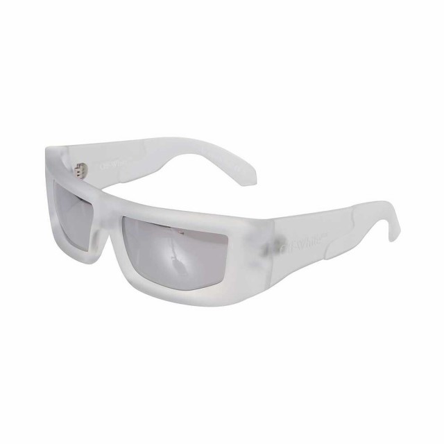 Off-white Sunglasses In 0072 Crystal Mir Silver