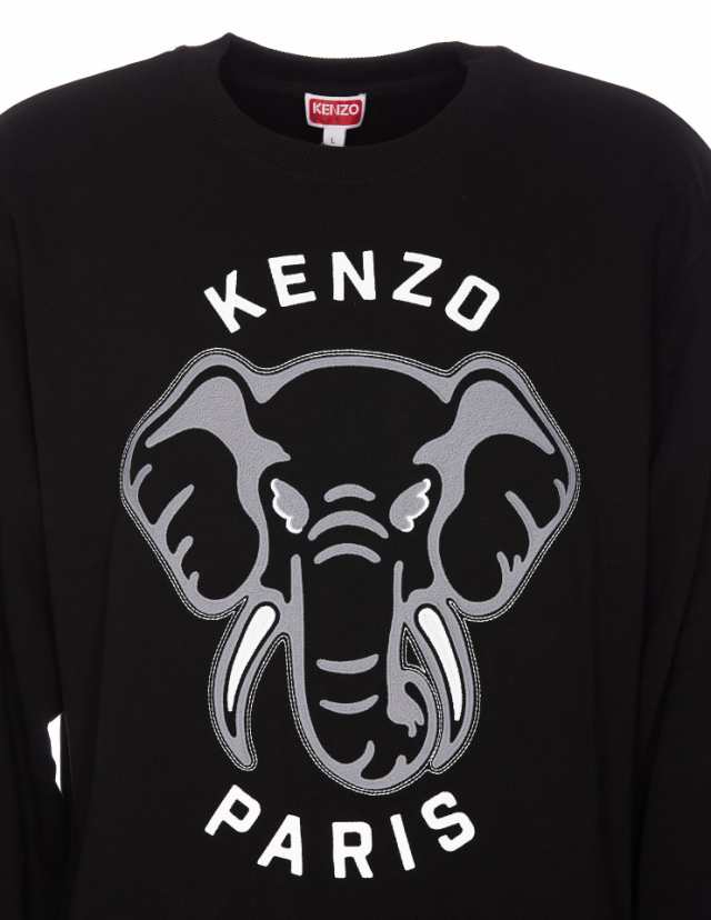 KENZO ケンゾー Black トレーナー メンズ 秋冬2023 FD65SW0474MF 99J