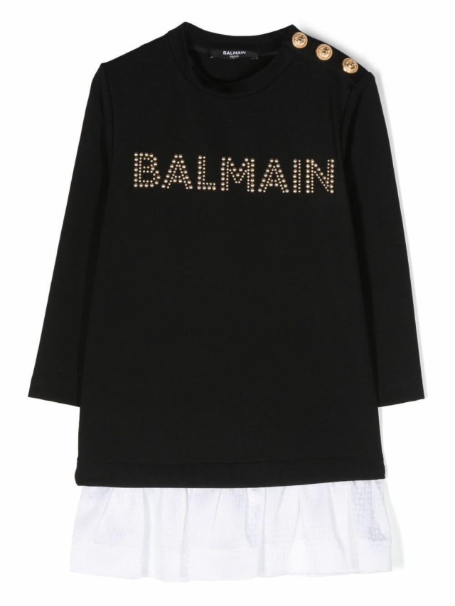 BALMAIN バルマン ブラック Black ドレス ガールズ 秋冬2023 BT1A60 J0035 930BC  【関税・送料無料】【ラッピング無料】 ia｜au PAY マーケット