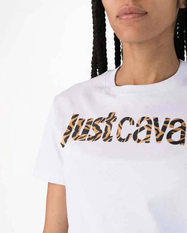 ROBERTO CAVALLI ロベルト カバリ Tシャツ レディース 春夏2023 74PBHG03CJ300G03  【関税・送料無料】【ラッピング無料】 ia｜au PAY マーケット