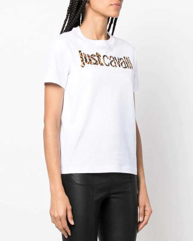 ROBERTO CAVALLI ロベルト カバリ Tシャツ レディース 春夏2023 74PBHG03CJ300G03  【関税・送料無料】【ラッピング無料】 ia｜au PAY マーケット