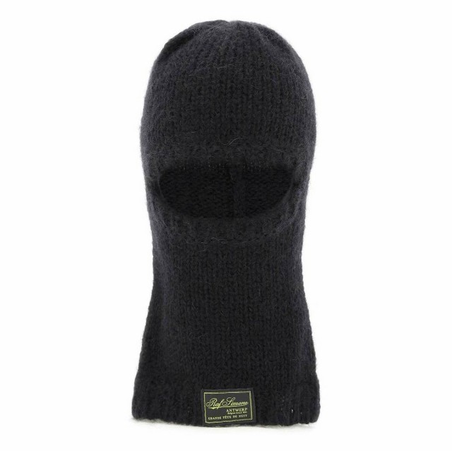 RAF SIMONS ラフ シモンズ ブラック Nero Raf simons mohair-blend balaclava 帽子 メンズ  春夏2023 222 859 【関税・送料無料】【ラッピ｜au PAY マーケット