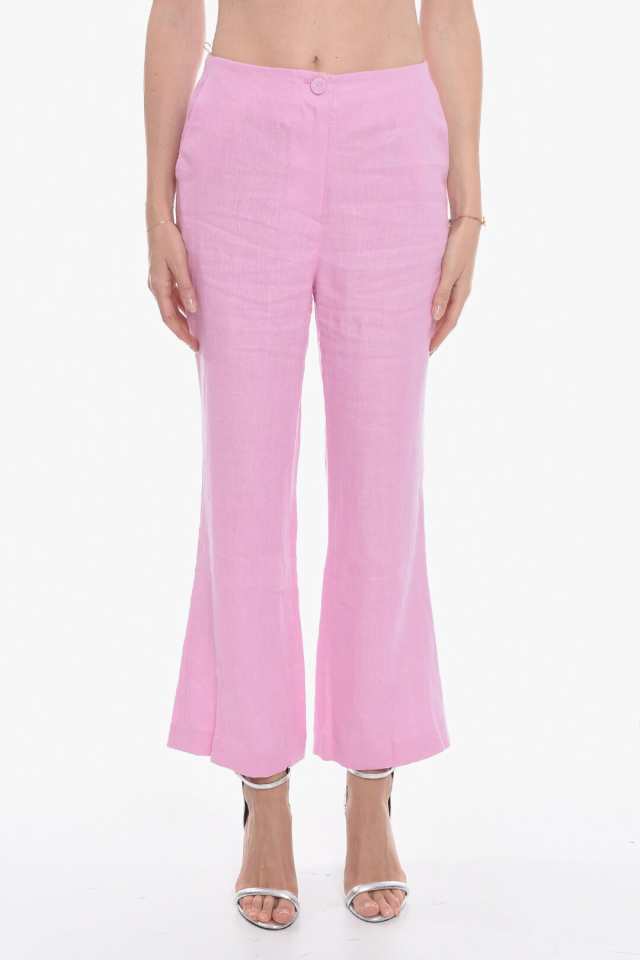 NANUSHKA ナヌーシュカ パンツ NW22PFPA00133 0 HOT PINK レディース LINEN PANTS WITH FOUR  POCKETS 【関税・送料無料】【ラッピング無｜au PAY マーケット