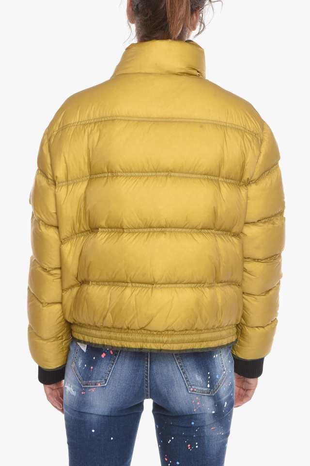 DSQUARED2 ディースクエアード Yellow ジャケット S72AM0966 S60322 721 レディース LIVED-IN  ICEBERG DOWN JACKET WITH KNITTED CUFFS ｜au PAY マーケット