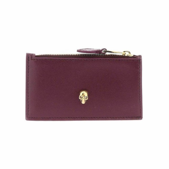 ALEXANDER MCQUEEN アレキサンダー マックイーン パープル Viola Alexander mcqueen skull card  holder pouch ファッション小物 レディー｜au PAY マーケット