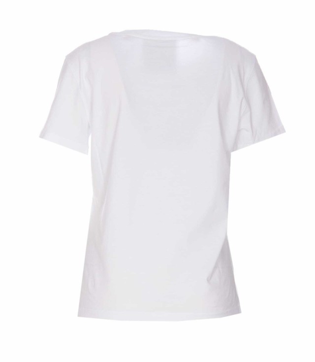 MOSCHINO モスキーノ ホワイト White Tシャツ レディース 秋冬2023 V0702 5541 1001  【関税・送料無料】【ラッピング無料】 ia｜au PAY マーケット