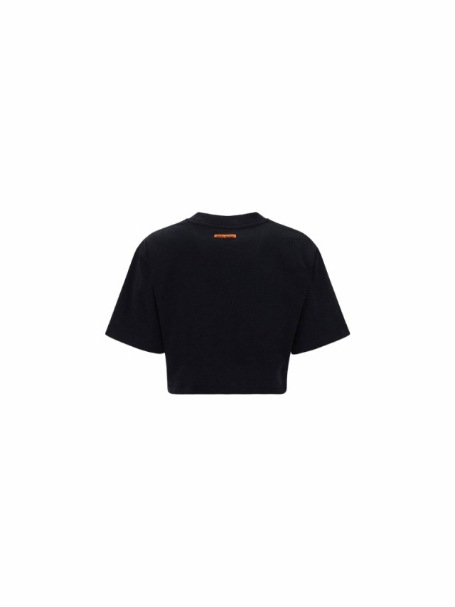 HERON PRESTON ヘロン プレストン ブラック Black Tシャツ レディース 秋冬2023 HWAA034C99JER002 1001  【関税・送料無料】【ラッピング｜au PAY マーケット