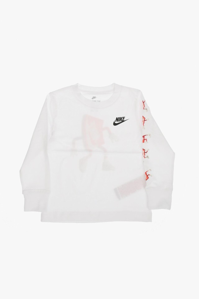 NIKE KIDS ナイキ White Tシャツ 86J153-001 ボーイズ LONG SLEEVE