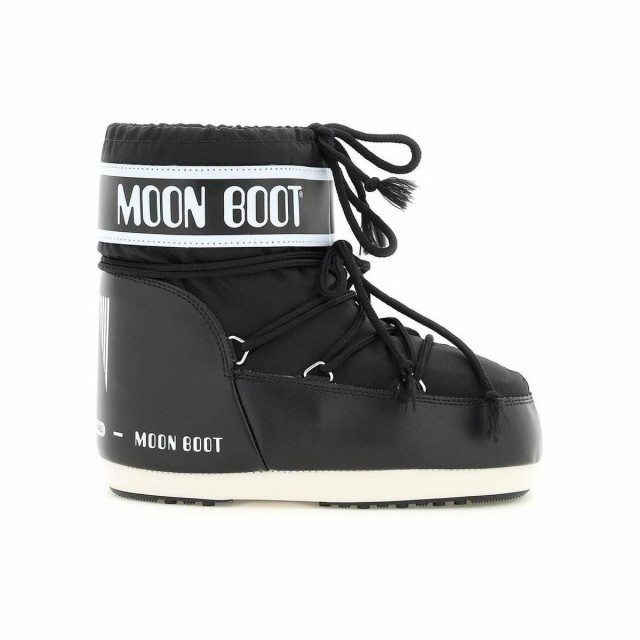 MOON BOOT ムーンブーツ ブラック Nero Moon boot icon low apres-ski boots ブーツ メンズ  秋冬2023 14093400 【関税・送料無料】【ラッ｜au PAY マーケット