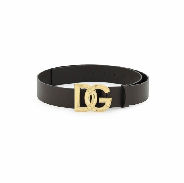 DOLCE＆GABBANA ドルチェ＆ガッバーナ Marrone Dolce ＆ gabbana lux leather belt with dg  buckle ベルト メンズ 秋冬2023 BC4646 AX622｜au PAY マーケット