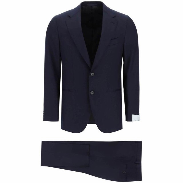 CARUSO カルーゾ ブルー Blu Caruso aida wool suit スーツ メンズ