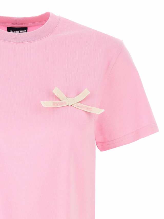 JACQUEMUS ジャックムス ピンク Pink Tシャツ レディース 秋冬2023