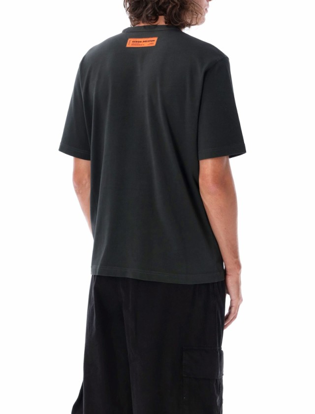 HERON PRESTON ヘロン プレストン ブラック BLACK Tシャツ メンズ 秋冬