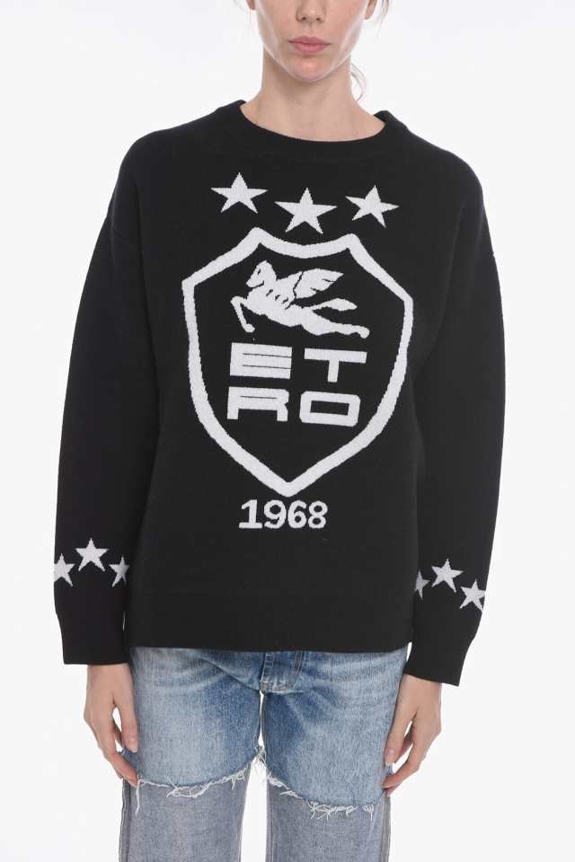 ETRO エトロ Black ニットウェア 137579164 1 レディース CREW NECK