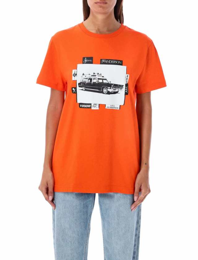 A.P.C アー ペー セー オレンジ ORANGE Tシャツ レディース 秋冬2023