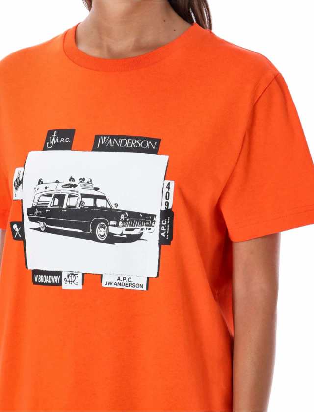 A.P.C アー ペー セー オレンジ ORANGE Tシャツ レディース 秋冬2023