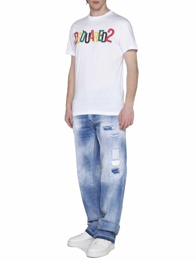 DSQUARED2 ディースクエアード WHITE Tシャツ メンズ 春夏2023 S71GD1249S23009 100  【関税・送料無料】【ラッピング無料】 ia｜au PAY マーケット