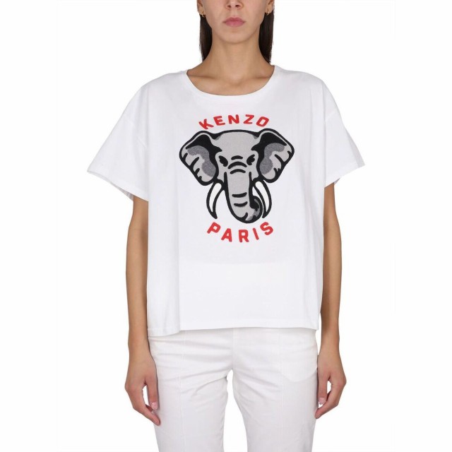 KENZO ケンゾー ホワイト BIANCO Tシャツ レディース 春夏2023