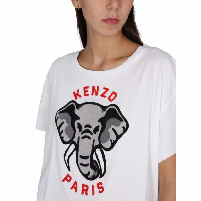 KENZO ケンゾー ホワイト BIANCO Tシャツ レディース 春夏2023