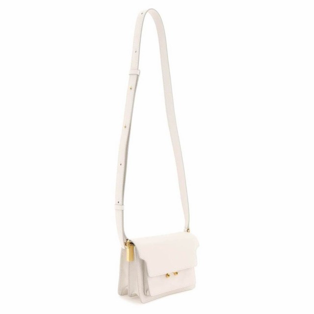 MARNI: Trunk Soft bag in tumbled leather - Beige  Marni mini bag  SBMP0075Y0P2644 online at