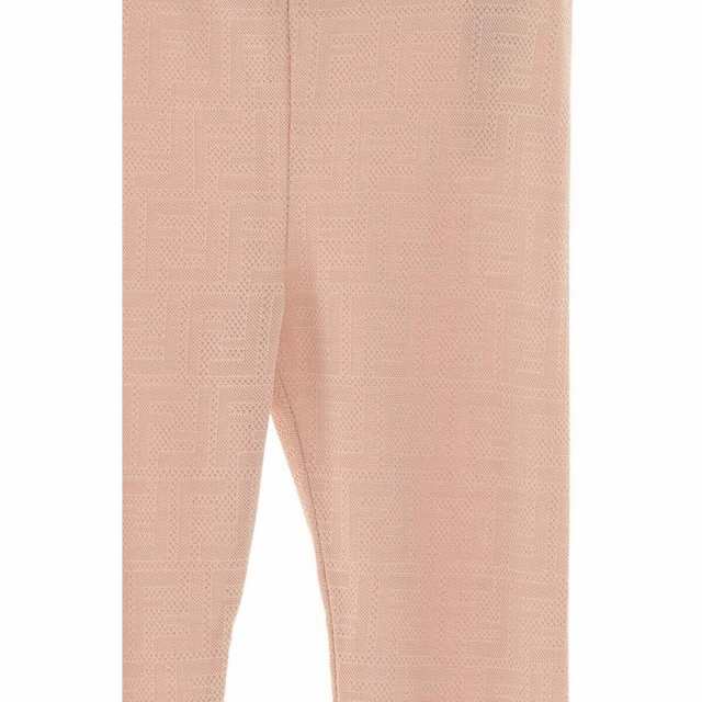 FENDI FENDI Pink FF Junior leggings パンツ ガールズ 春夏2023