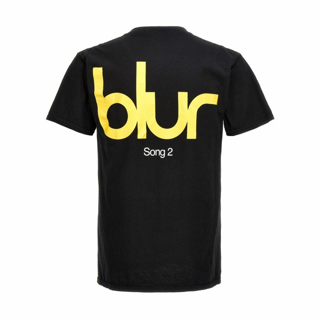 PLEASURES プレジャーズ Black T-shirt Song 2 capsule Blur Tシャツ