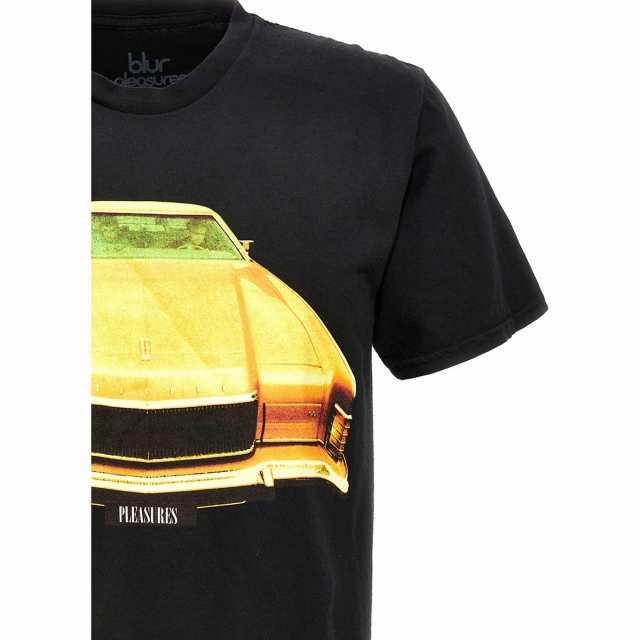 PLEASURES プレジャーズ Black T-shirt Song 2 capsule Blur Tシャツ