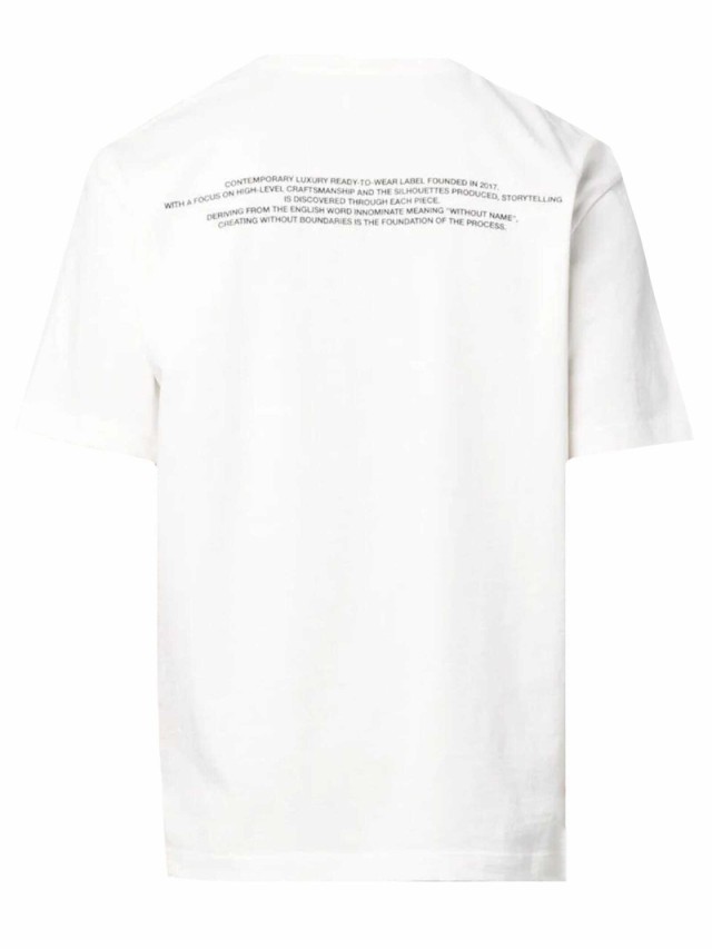 IH NOM UH NIT インノミネイト ホワイト Bianco Tシャツ メンズ 秋冬2023 NCW23221 081  【関税・送料無料】【ラッピング無料】 ia｜au PAY マーケット