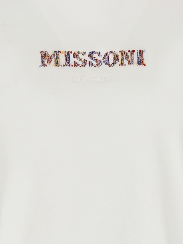 MISSONI ミッソーニ ホワイト White Tシャツ メンズ 秋冬2023