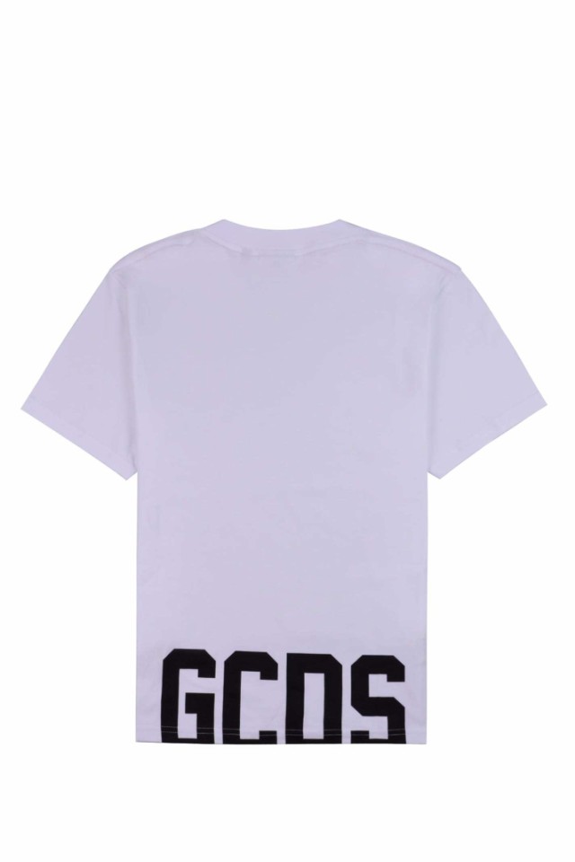 GCDS ジーシーディーエス White Tシャツ メンズ 秋冬2023 FW23M130117